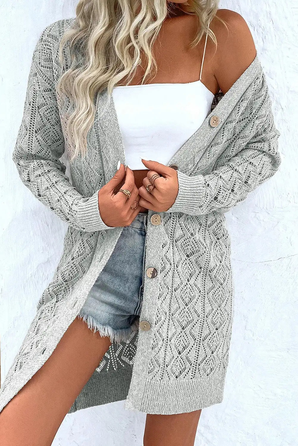 Vintage Inspired Cardigan with a Contemporary Edge