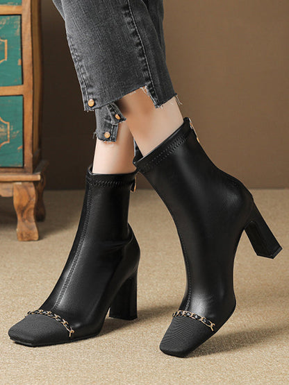 A Vintage Style Boots with Delicate Timeless Details