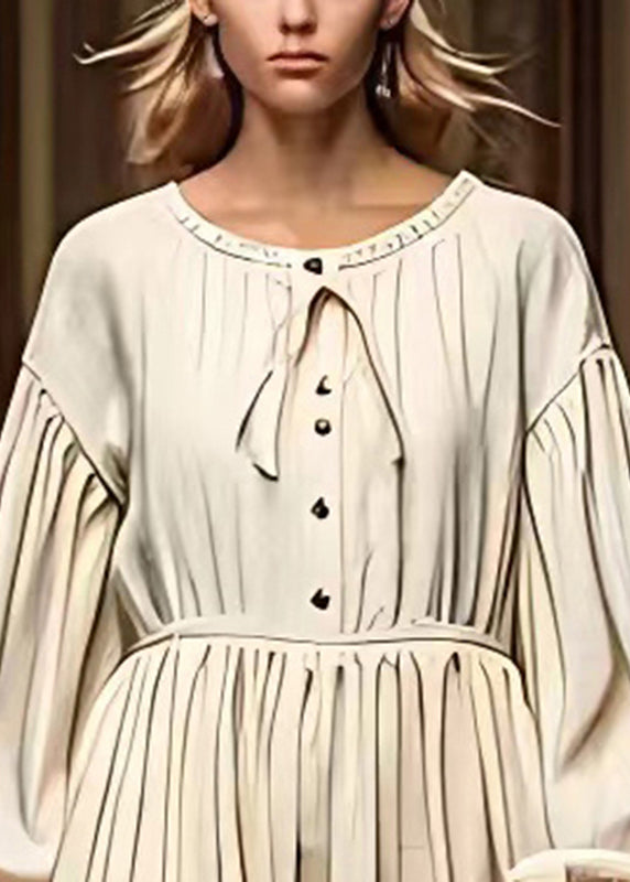 A Vintage Style Dress with Delicate Timeless Details