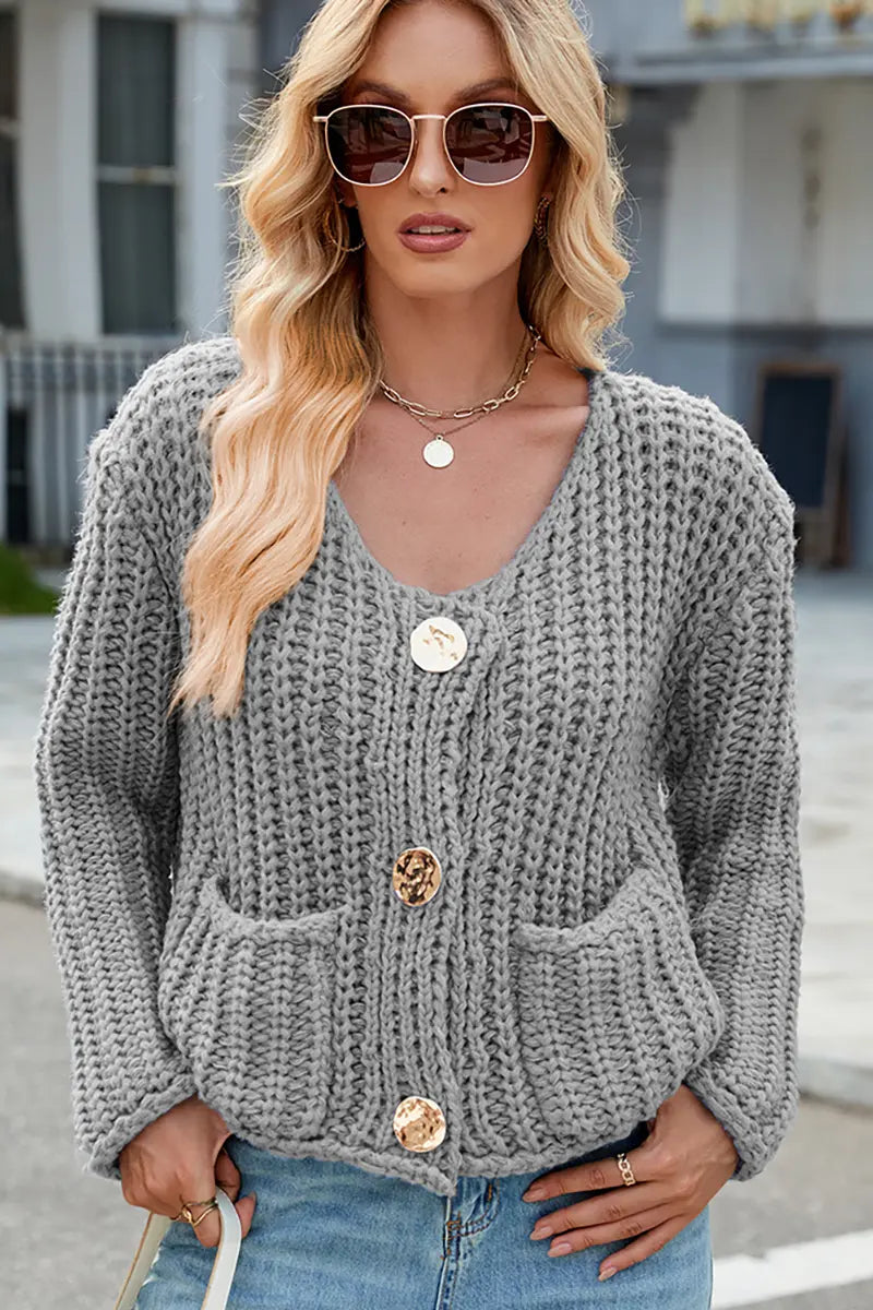 Classic Vintage Cardigan with a Flattering Fit