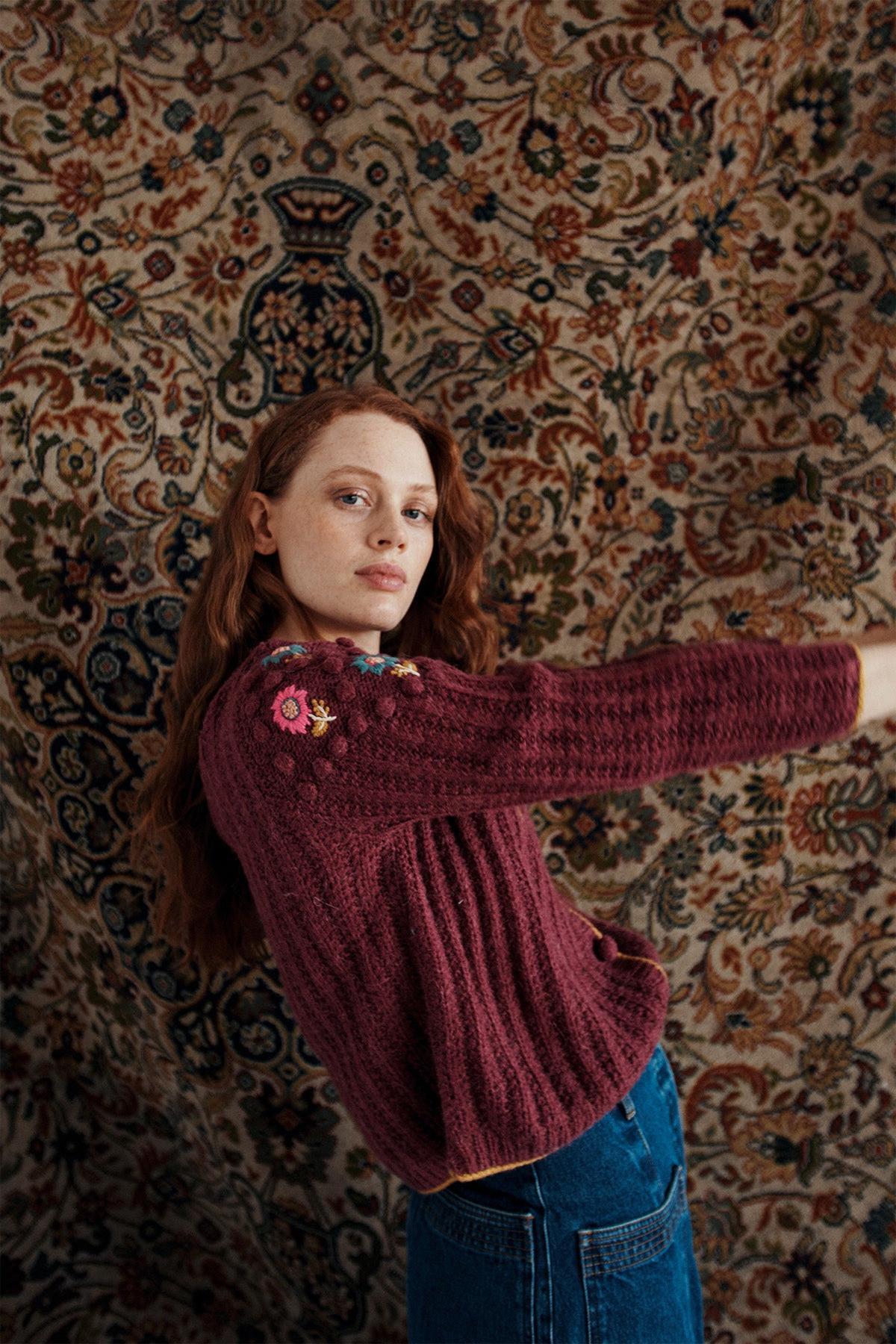 Vintage Inspired Cardigan with a Contemporary Edge
