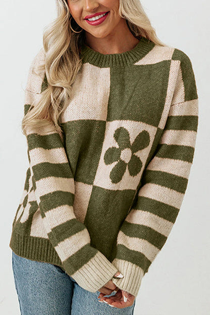 A Vintage Style Sweater with Delicate Timeless Details