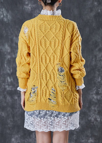 A Vintage Style Sweater with Delicate Timeless Details