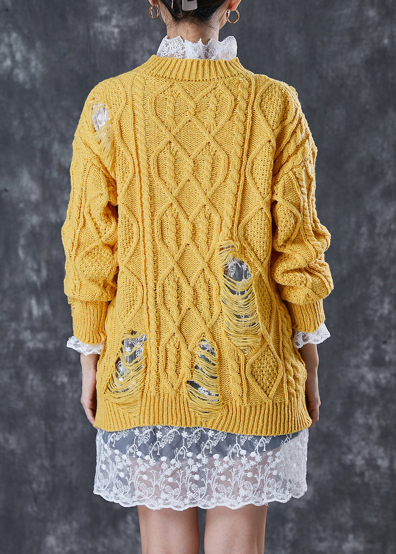 A Vintage Style Sweater with Delicate Timeless Details