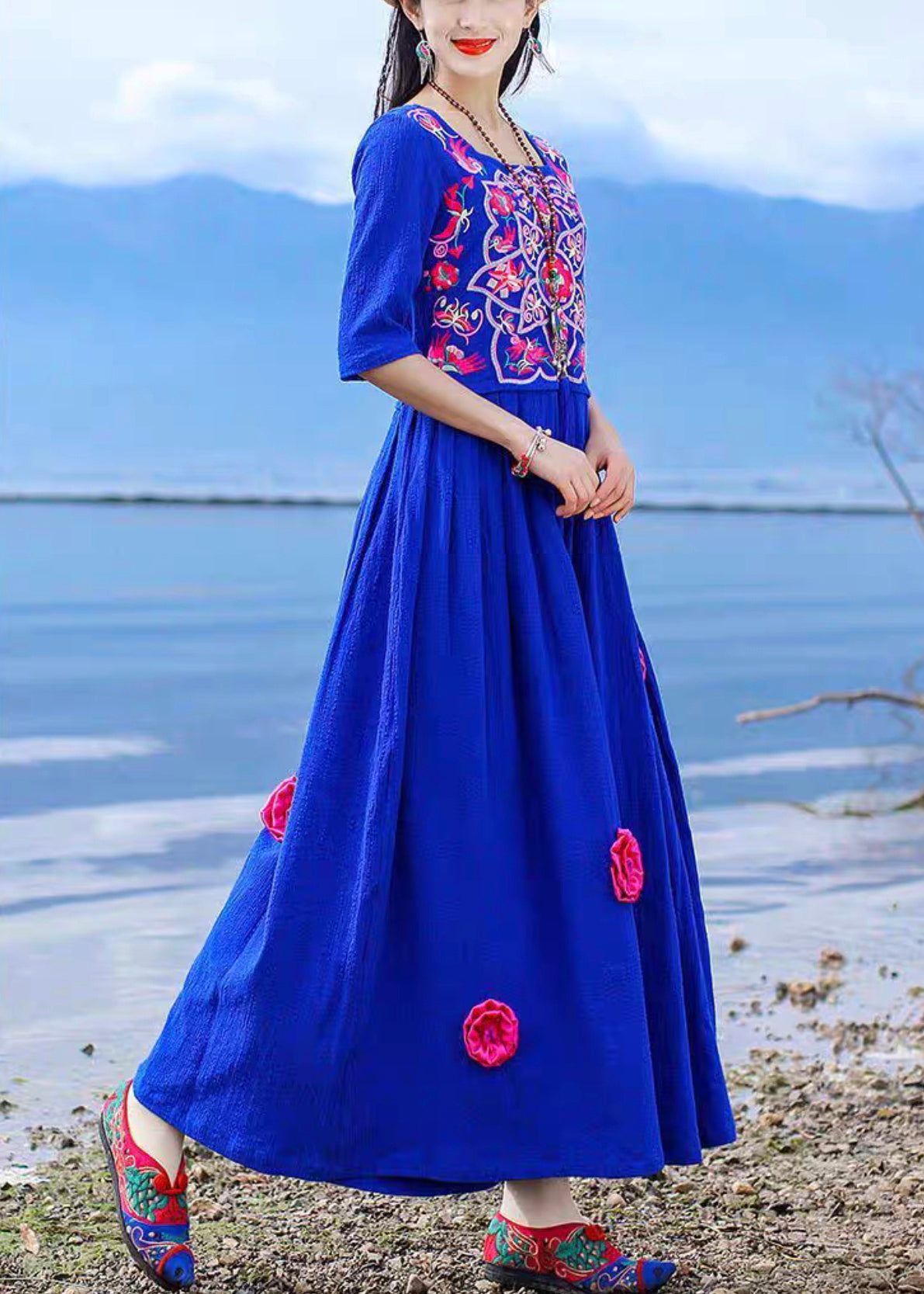 A Vintage Style Dress with Delicate Timeless Details