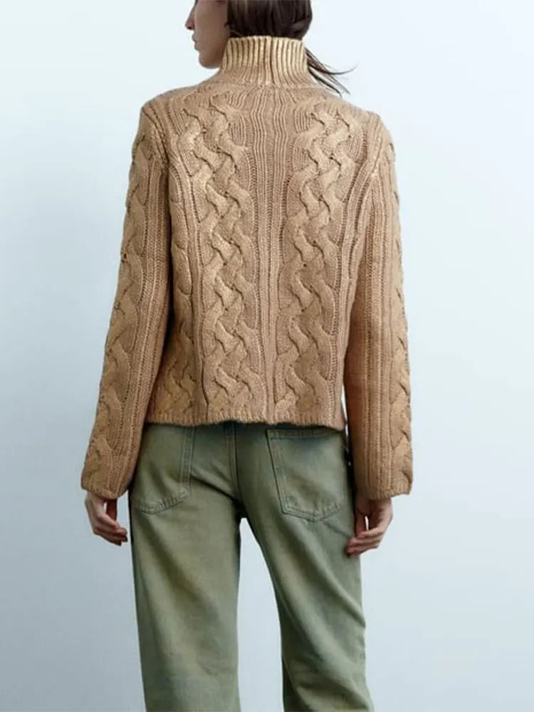 A Vintage Style Sweater with Delicate Timeless Details