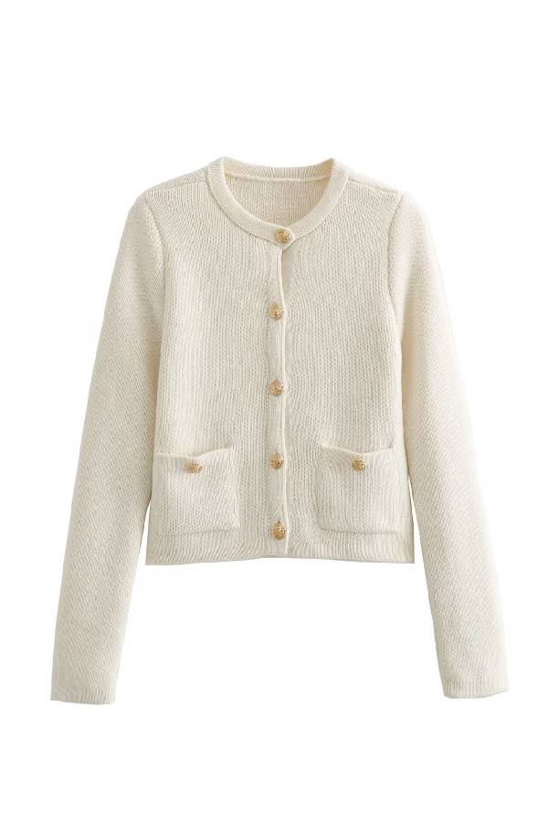 A Vintage Style Cardigan with Delicate Timeless Details
