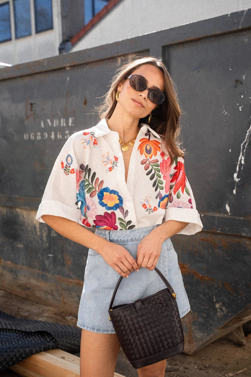 A Vintage Style Shirt with Delicate Timeless Details