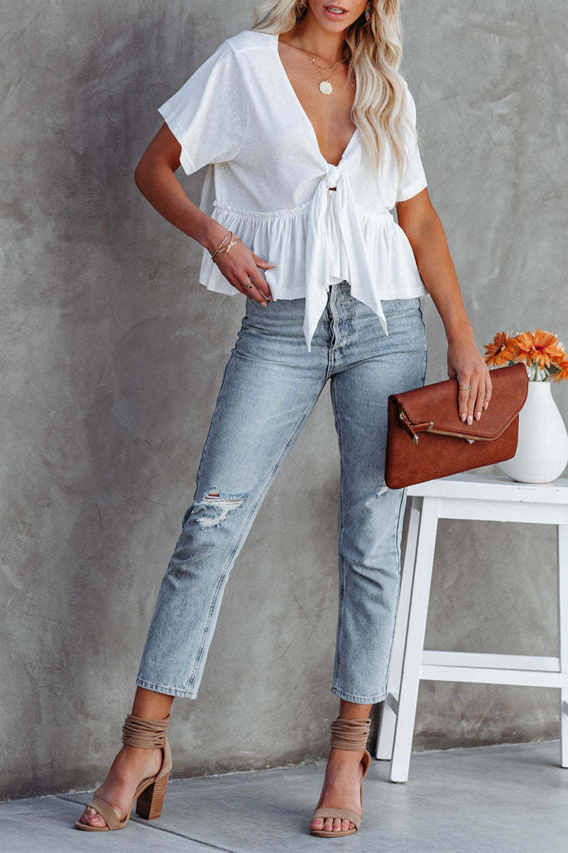 A Vintage Style T-Shirt with Delicate Timeless Details