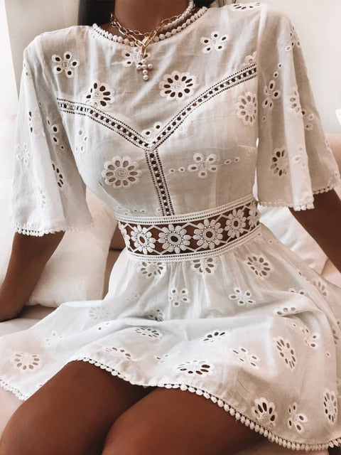 A Vintage Style Dress with Delicate Timeless Details