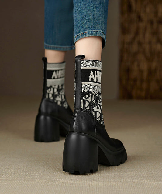 A Vintage Style Boots with Delicate Timeless Details