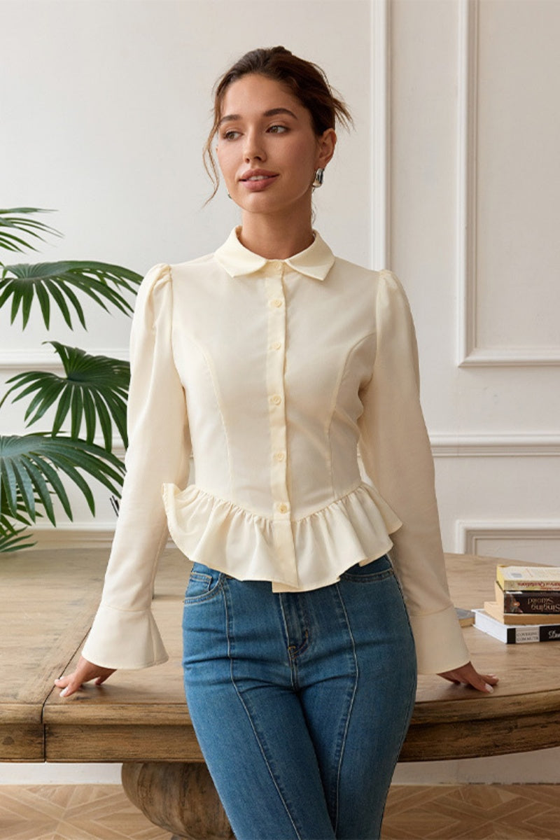 Well Tailored Blouse with a Graceful Silhouette