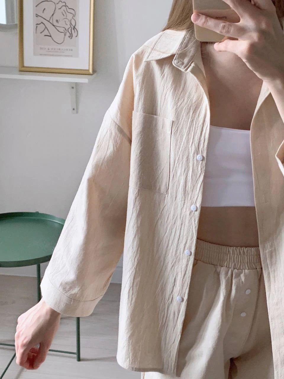 A Vintage Style Shirt with Delicate Timeless Details