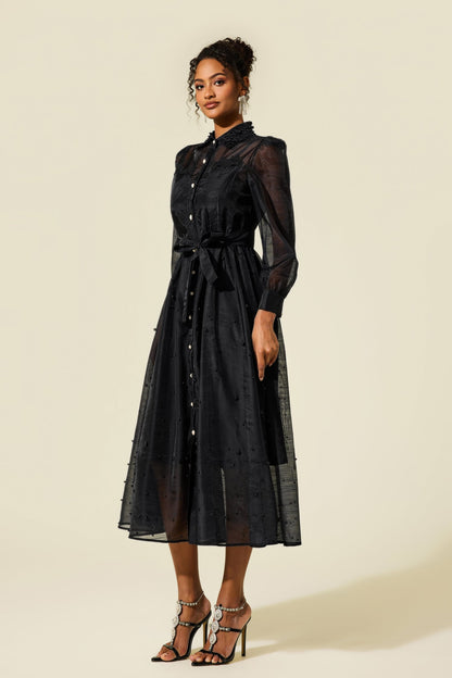 A Vintage Style Dress with Delicate Timeless Details
