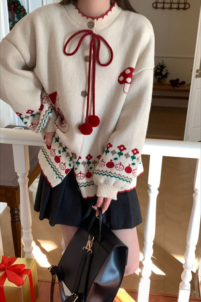 Classic Vintage Cardigan with a Flattering Fit