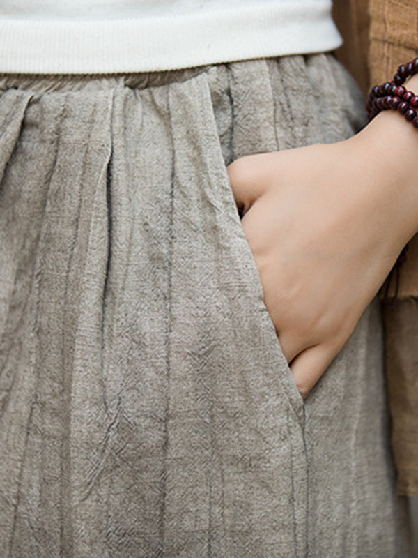 A Vintage Style Pants with Delicate Timeless Details