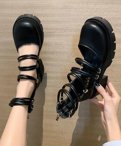 A Vintage Style Sandals with Delicate Timeless Details