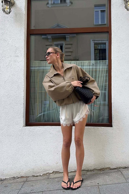 A Vintage Style Jacket with Delicate Timeless Details