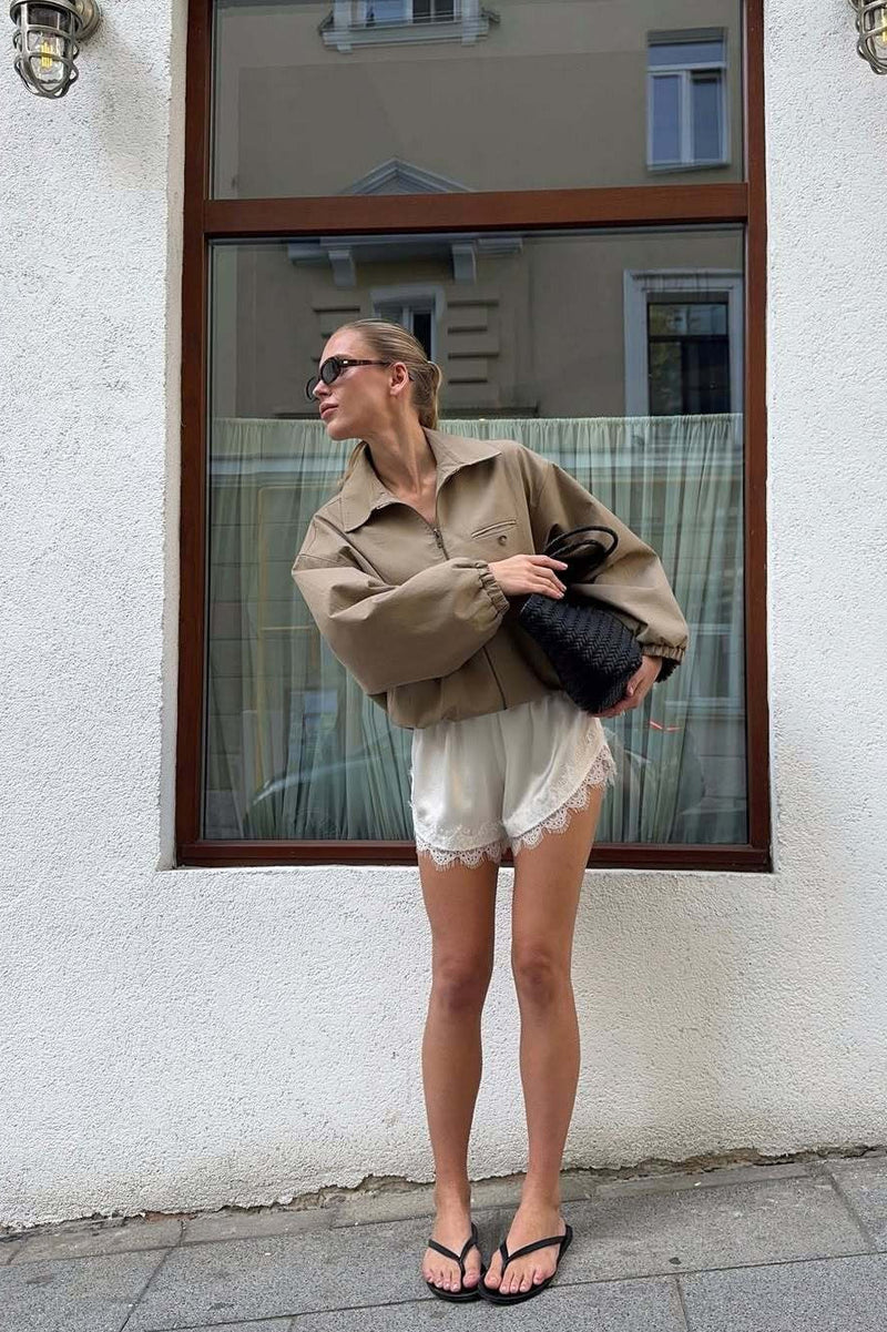 A Vintage Style Jacket with Delicate Timeless Details