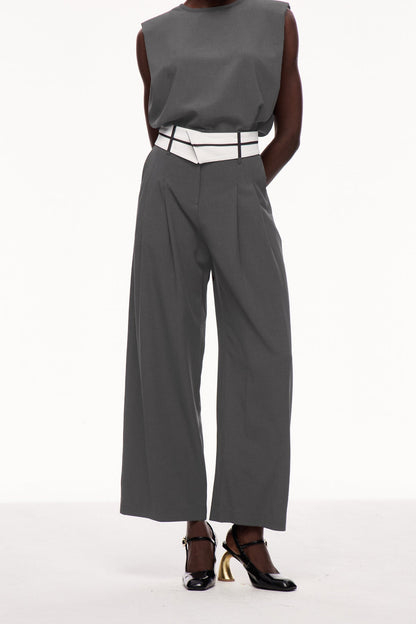A Vintage Style Pants with Delicate Timeless Details
