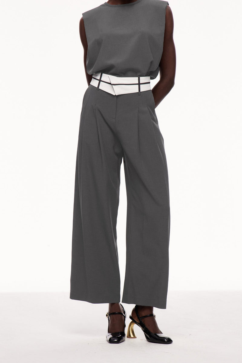A Vintage Style Pants with Delicate Timeless Details