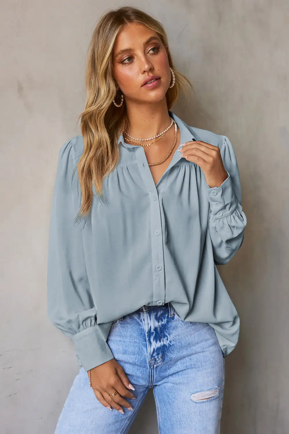 Sophisticated Blouse with a Clean Classic Look