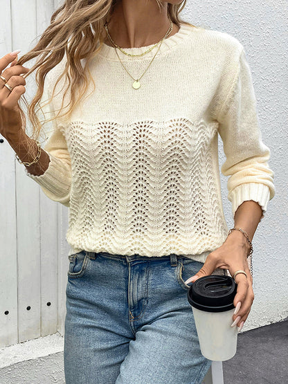A Vintage Style Sweater with Delicate Timeless Details