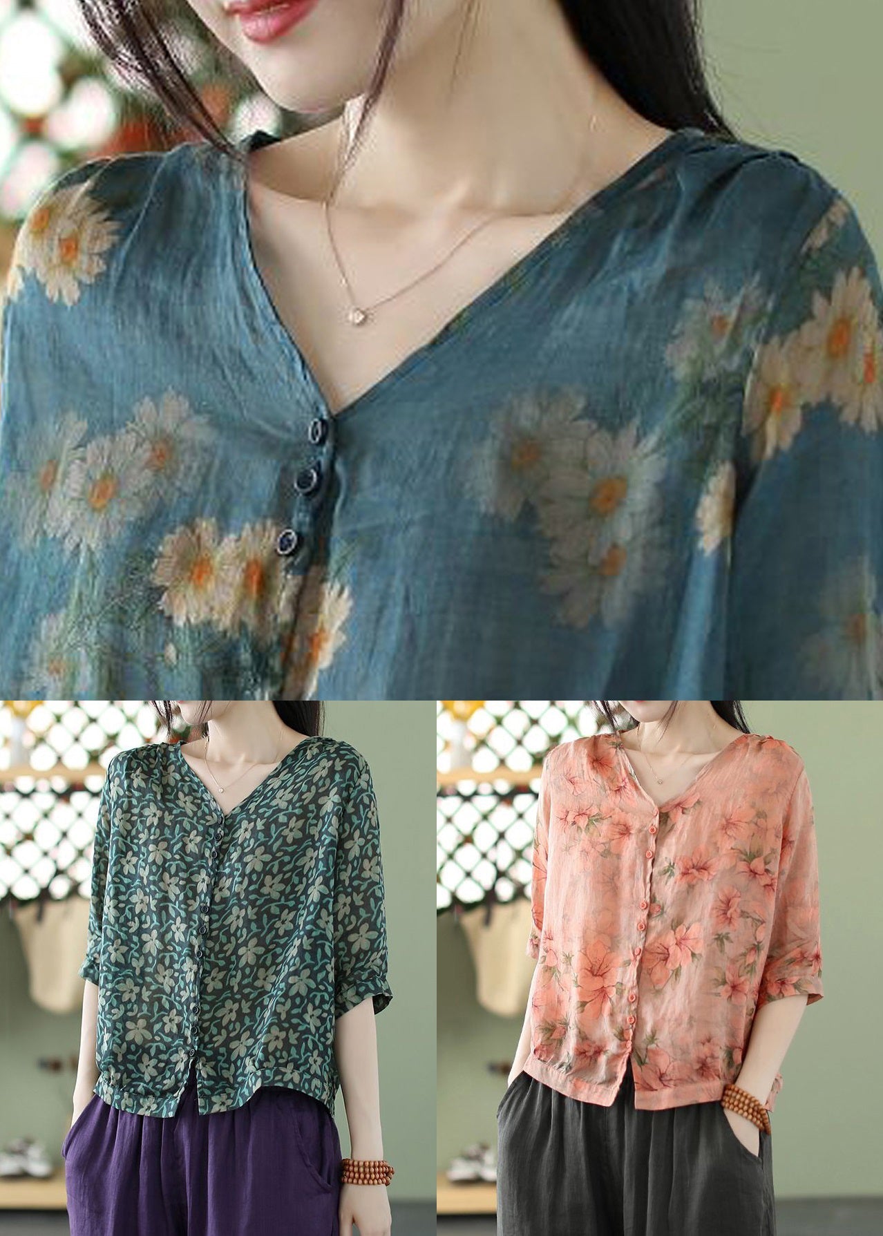 A Vintage Style Shirt with Delicate Timeless Details