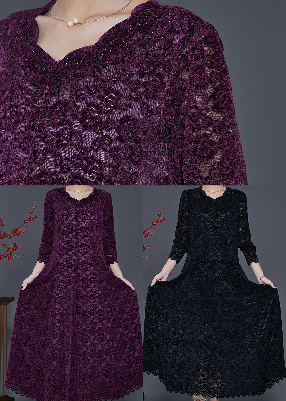 A Vintage Style Dress with Delicate Timeless Details
