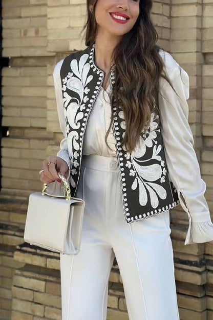 A Vintage Style Jacket with Delicate Timeless Details