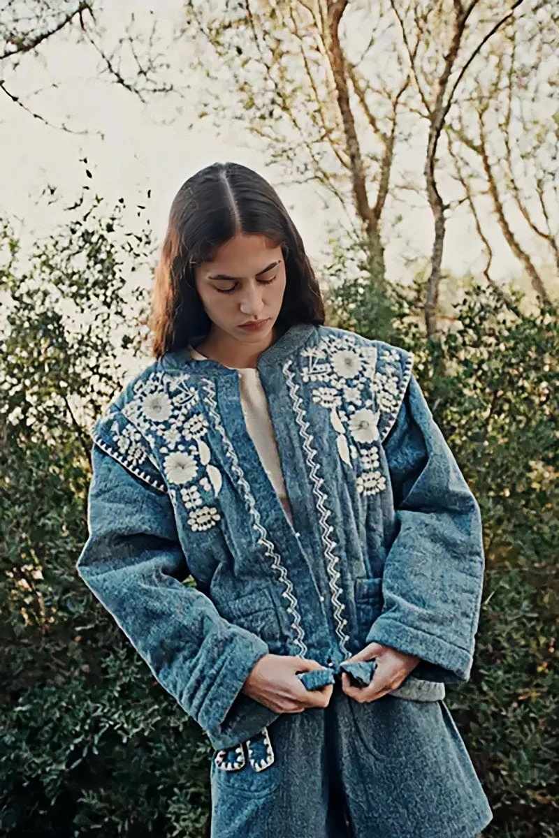 A Vintage Style Jacket with Delicate Timeless Details