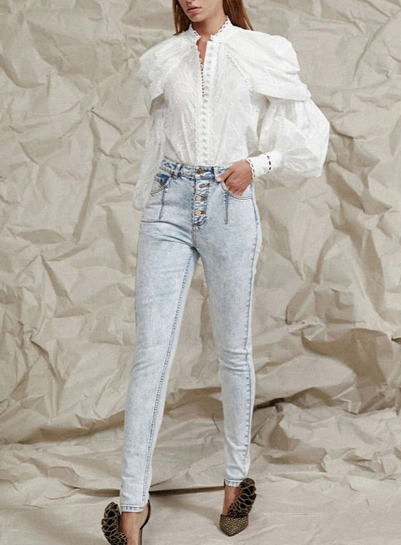 Beautifully Finished Blouse in a Timeless Design