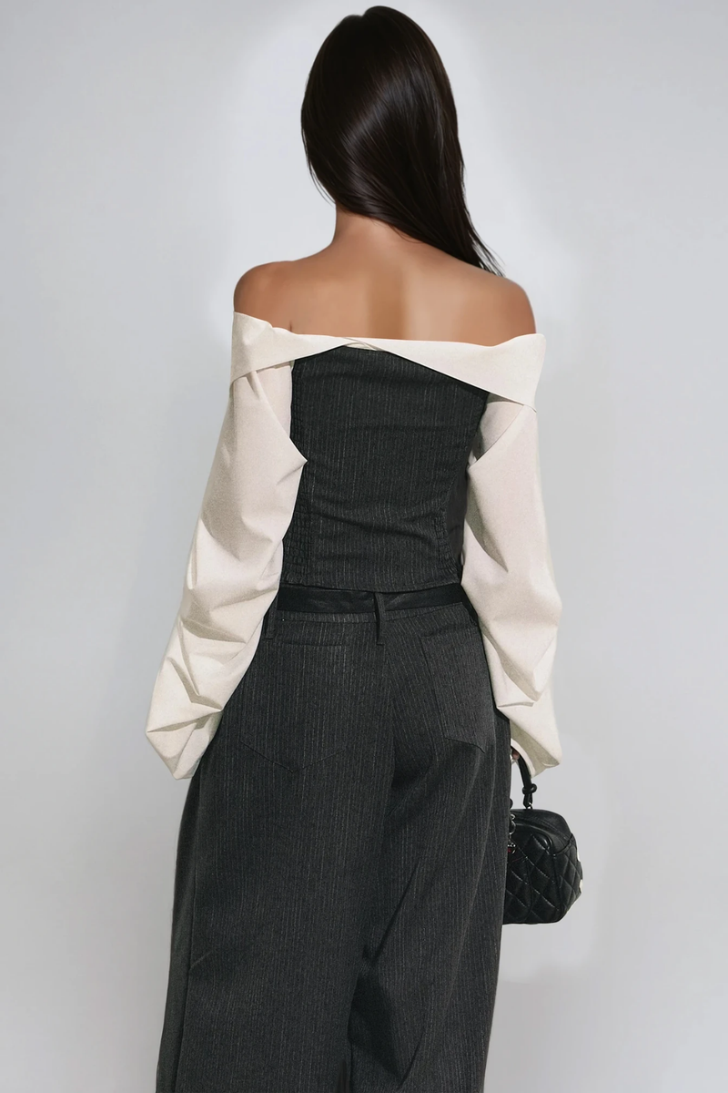 A Vintage Style Pants with Delicate Timeless Details