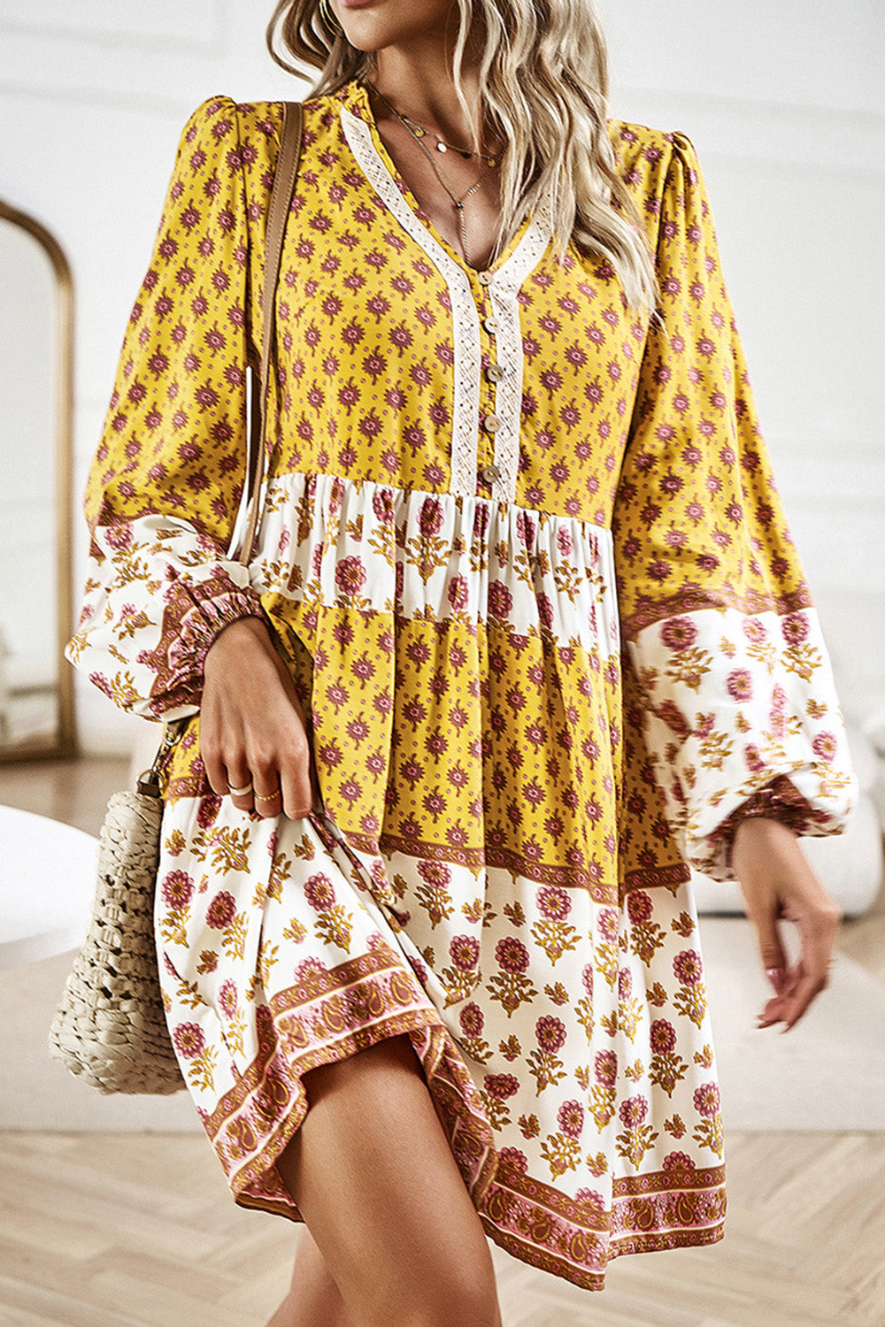 A Vintage Style Dress with Delicate Timeless Details