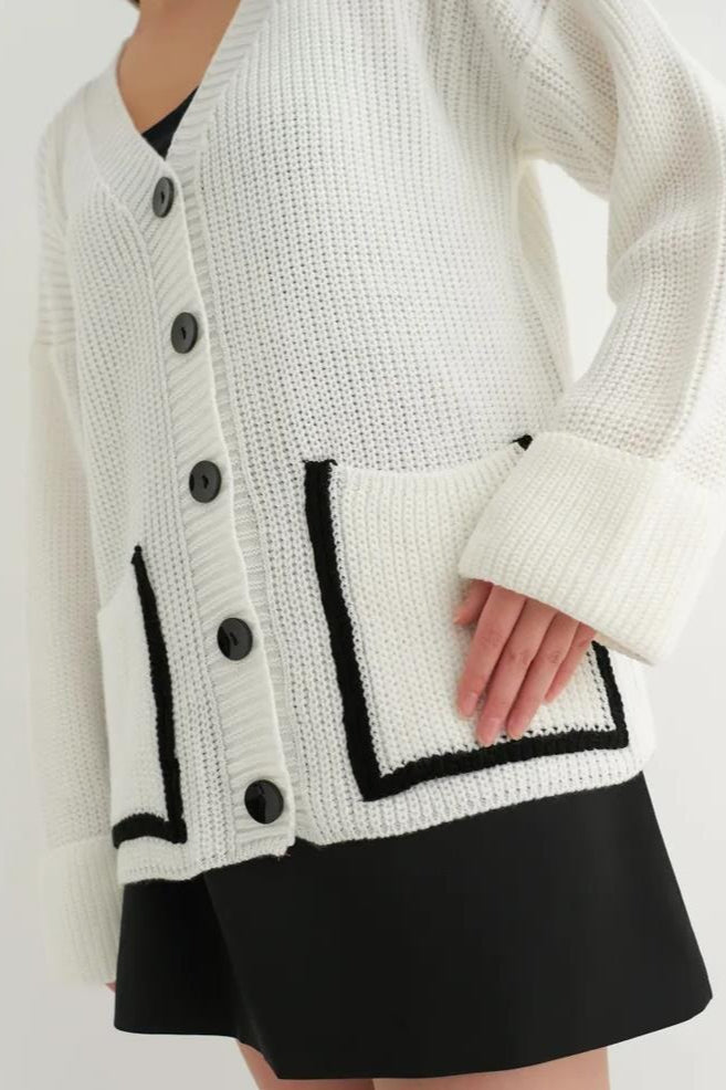 A Vintage Style Cardigan with Delicate Timeless Details