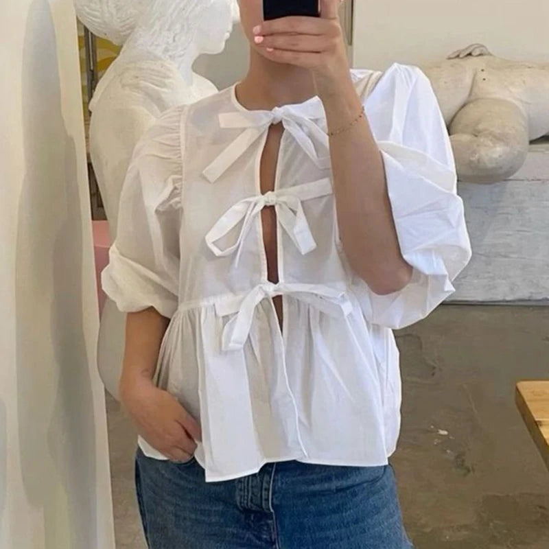 Vintage Inspired Blouse with a Contemporary Edge