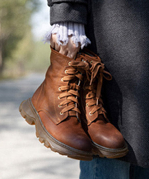 A Vintage Style Boots with Delicate Timeless Details