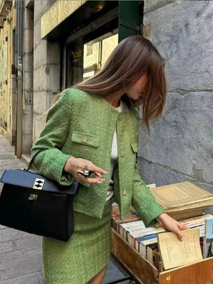 A Vintage Style Jacket with Delicate Timeless Details