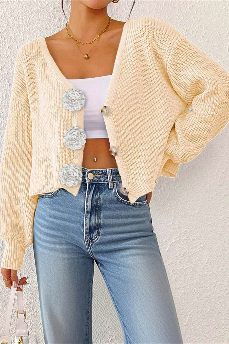 A Vintage Style Sweater with Delicate Timeless Details