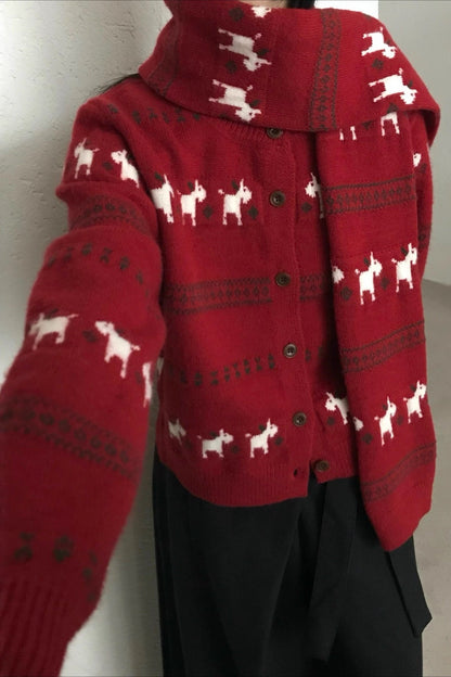 Vintage Inspired Cardigan with a Contemporary Edge
