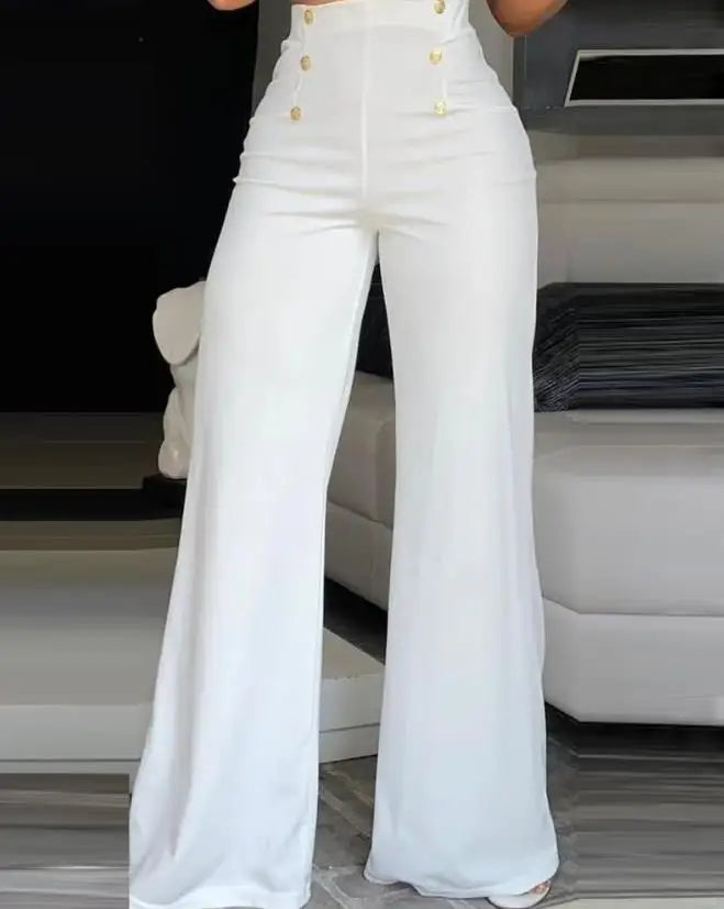 A Vintage Style Pants with Delicate Timeless Details