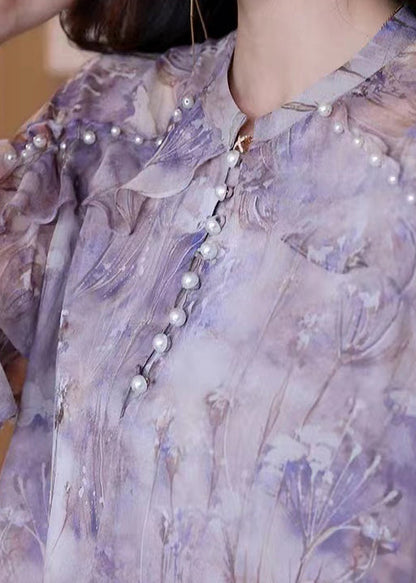 A Vintage Style Shirt with Delicate Timeless Details