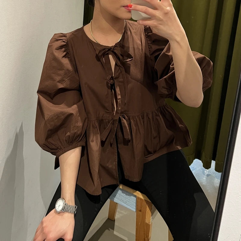 Vintage Inspired Blouse with a Contemporary Edge