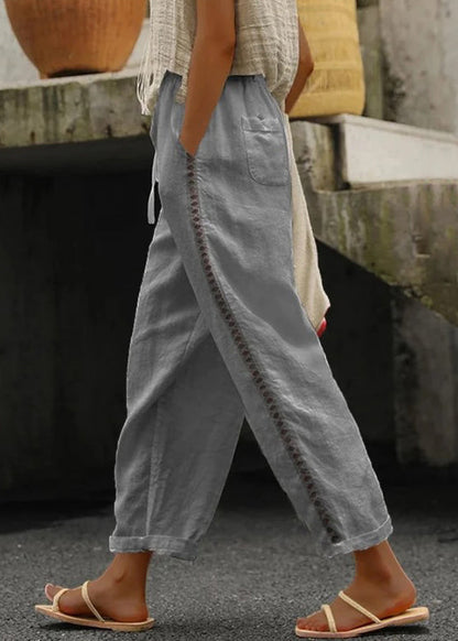 A Vintage Style Pants with Delicate Timeless Details