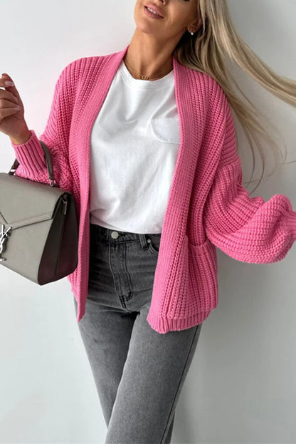 Well Tailored Cardigan with a Graceful Silhouette