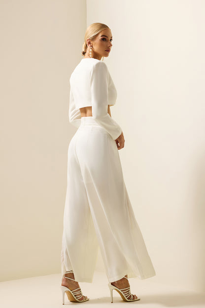 A Vintage Style Pants with Delicate Timeless Details