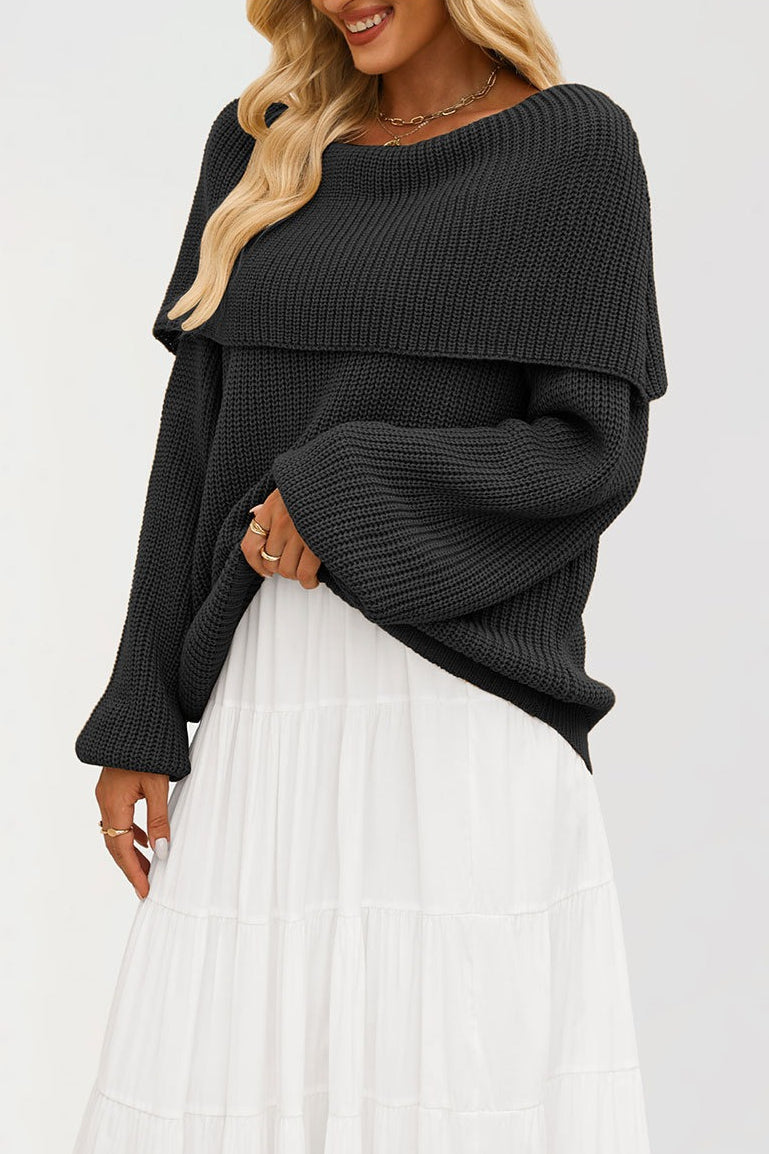 Well Tailored Sweater with a Graceful Silhouette