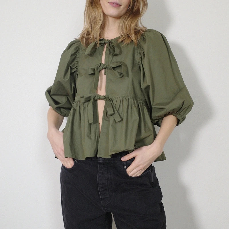 Vintage Inspired Blouse with a Contemporary Edge