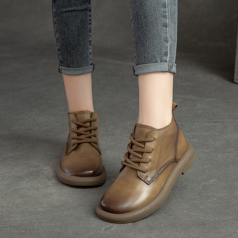 A Vintage Style Boots with Delicate Timeless Details