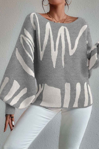 Well Tailored Sweater with a Graceful Silhouette